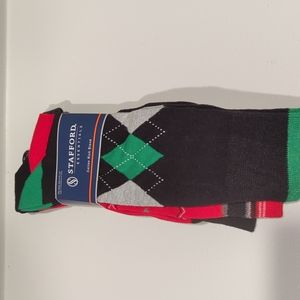 Stafford 3 pack dress socks shoe size 6.5 to 12